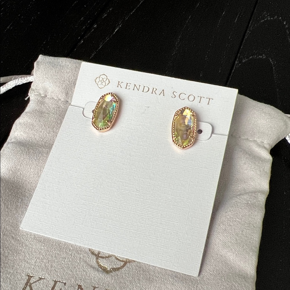 Kendra Scott Iridescent Stud Earrings - Picture 3 of 6
